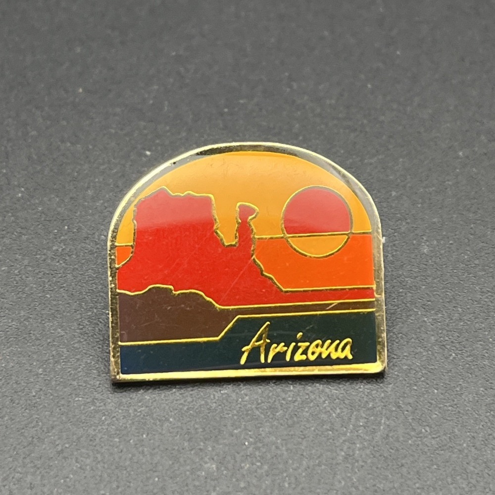 Arizona Desert Sunset United States‎ Of America Lapel Hat Pin